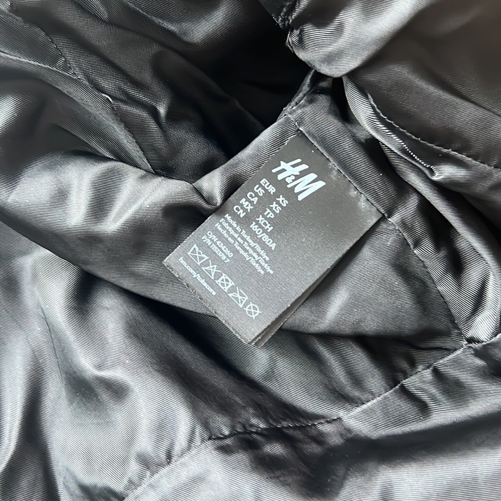 NWT H&M x Mugler Leather Jacket with Scarf - Picture 11 of 13